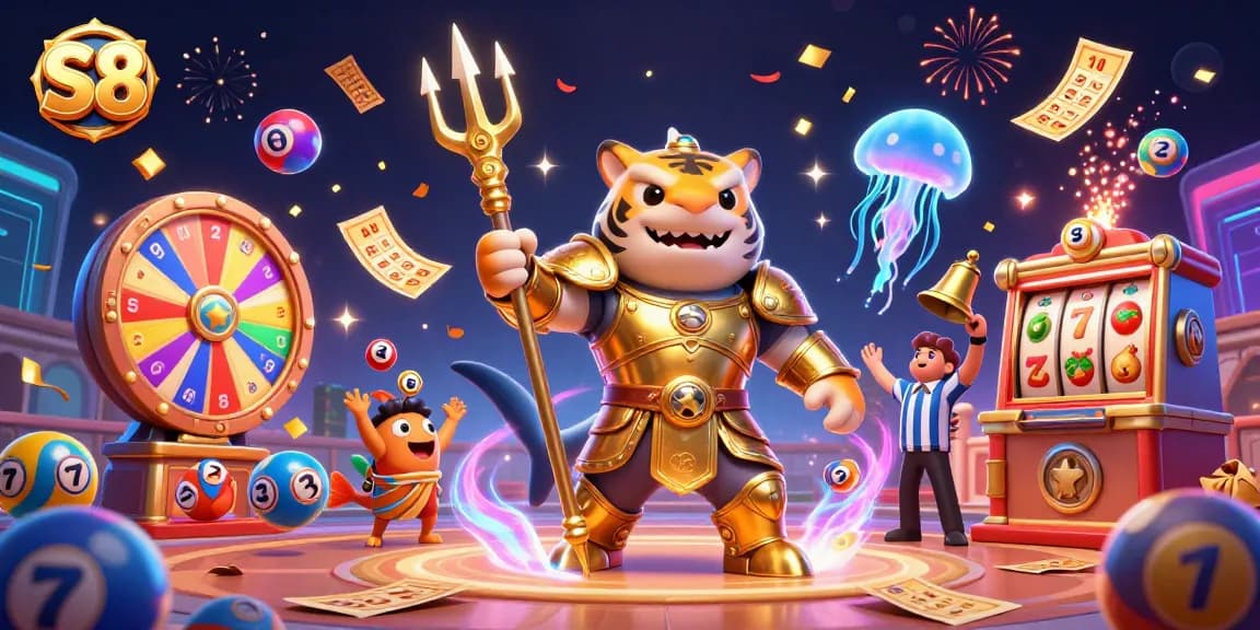 Experience thrilling games at S8 with unique characters and dynamic lottery elements.