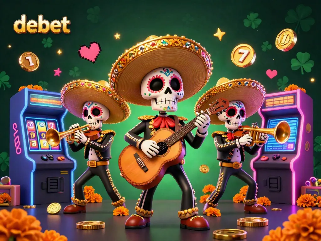 Experience the excitement of debet with vibrant 3D casino scenes and lively characters.