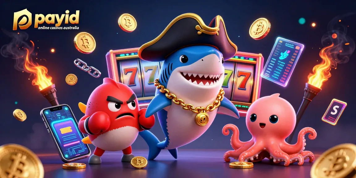 Engage with top payid online casinos Australia featuring dynamic characters and vibrant casino elements.