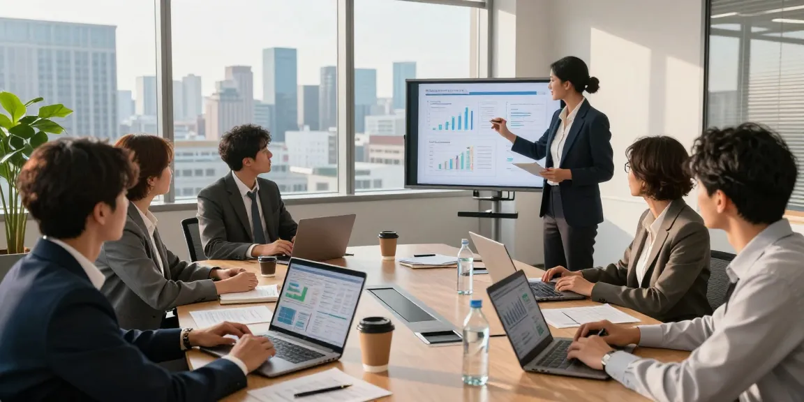 Business professionals collaborating in a conference room at the WPS Official Website, showcasing teamwork and strategy planning.