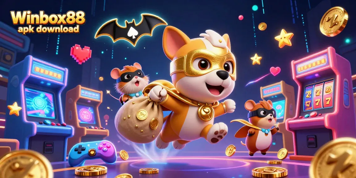 Experience the thrill of gaming with Winbox88 apk download in a vibrant 3D casino world.